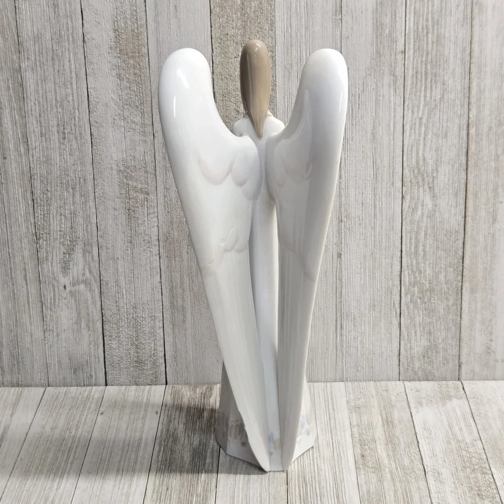 Lladro NAO An Angel's Prayer Porcelain Figurine Large Vintage Christmas - Picture 5 of 12